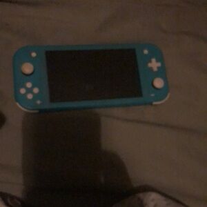 Turquoise Handheld Gaming Console